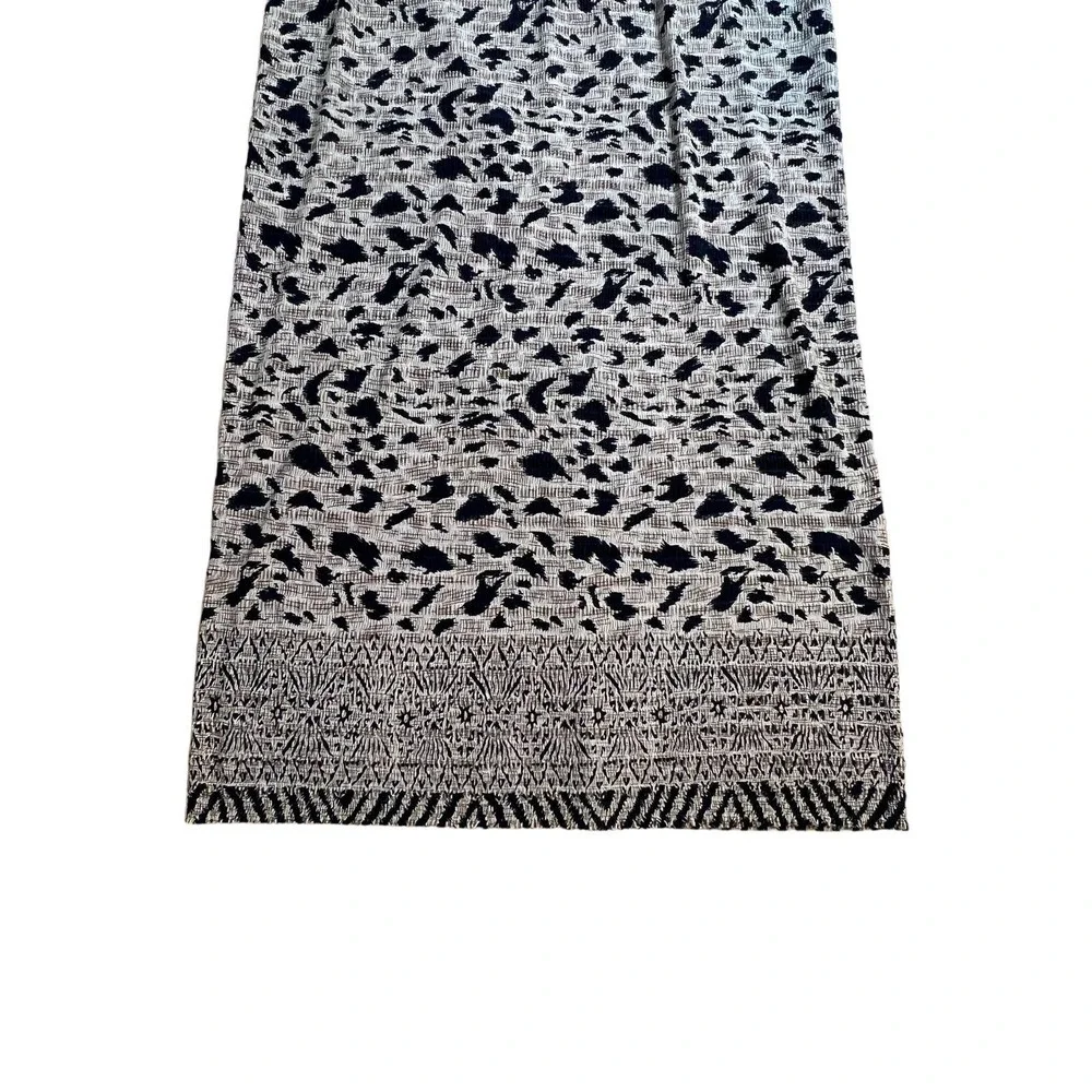 Pleat Pleat By Rafael Maxi‎ Skirt Womens P/M Beige Animal Print NWT Boho Chic